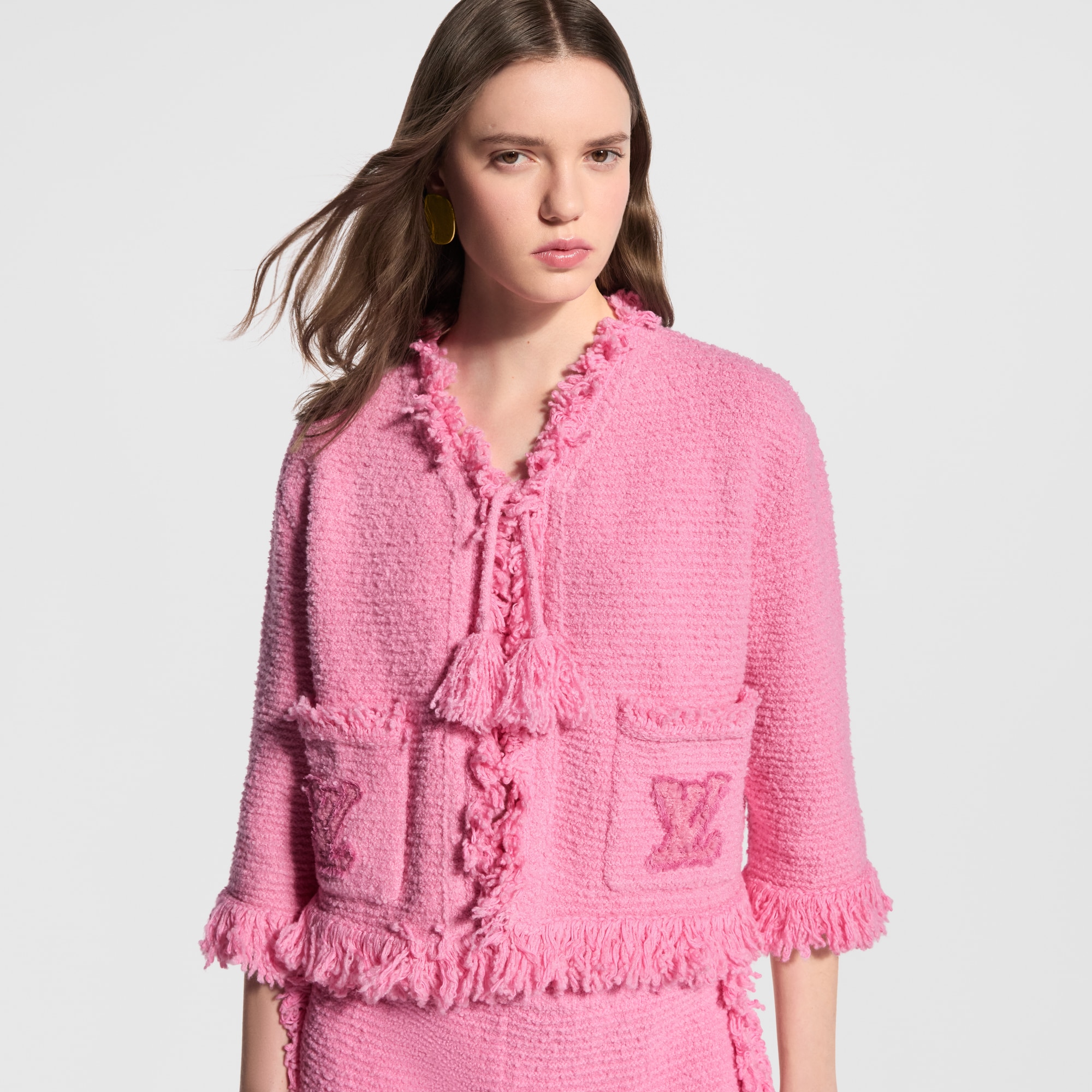 Fringe Hem Toweling Jacket - Women - Ready-to-Wear | LOUIS VUITTON ®